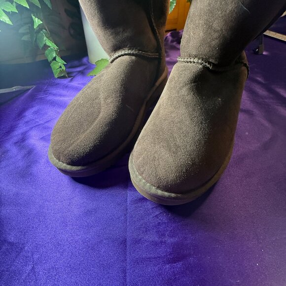 NWOT ๐Cozie Steps Water Repellent Sheepskin Suede Mid-Calf Boot - Picture 2 of 14